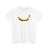 Load image into Gallery viewer, Banana (for scale) Graphic Adult Heavy Cotton Tee
