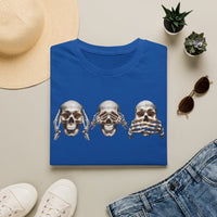 Load image into Gallery viewer, Three Wise Skulls Adult Cotton Tee
