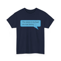 Load image into Gallery viewer, My Voices Are Now Texting Adult Tee
