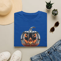 Load image into Gallery viewer, Glass Pumpkin Adult Cotton Tee Shirt
