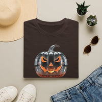 Load image into Gallery viewer, Glass Pumpkin Adult Cotton Tee Shirt
