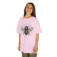 Load image into Gallery viewer, Honey Bee Graphic Kids Heavy Cotton Tee Shirt
