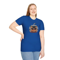 Load image into Gallery viewer, Glass Pumpkin Adult Cotton Tee Shirt
