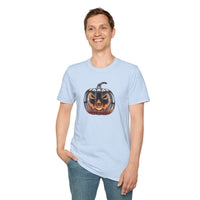 Load image into Gallery viewer, Glass Pumpkin Adult Cotton Tee Shirt
