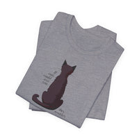 Load image into Gallery viewer, f Cats Could Text...They Wouldn&#39;t - Cotton Adult Short-Sleeve T-Shirt - The Pleasant Workshop
