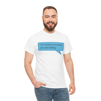 Load image into Gallery viewer, My Voices Are Now Texting Adult Tee
