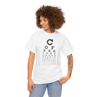 Load image into Gallery viewer, Eye See Coffee Adult Heavy Cotton Tee Shirt - The Pleasant Workshop
