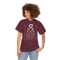 Load image into Gallery viewer, Eye See Coffee Adult Heavy Cotton Tee Shirt - The Pleasant Workshop
