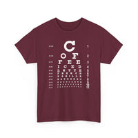 Load image into Gallery viewer, Eye See Coffee Adult Heavy Cotton Tee Shirt - The Pleasant Workshop
