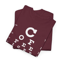 Load image into Gallery viewer, Eye See Coffee Adult Heavy Cotton Tee Shirt - The Pleasant Workshop
