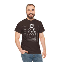 Load image into Gallery viewer, Eye See Coffee Adult Heavy Cotton Tee Shirt - The Pleasant Workshop
