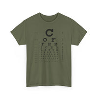 Load image into Gallery viewer, Eye See Coffee Adult Heavy Cotton Tee Shirt - The Pleasant Workshop
