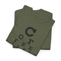 Load image into Gallery viewer, Eye See Coffee Adult Heavy Cotton Tee Shirt - The Pleasant Workshop

