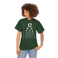 Load image into Gallery viewer, Eye See Coffee Adult Heavy Cotton Tee Shirt - The Pleasant Workshop
