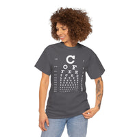 Load image into Gallery viewer, Eye See Coffee Adult Heavy Cotton Tee Shirt - The Pleasant Workshop
