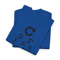 Load image into Gallery viewer, Eye See Coffee Adult Heavy Cotton Tee Shirt - The Pleasant Workshop
