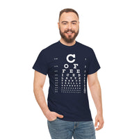 Load image into Gallery viewer, Eye See Coffee Adult Heavy Cotton Tee Shirt - The Pleasant Workshop
