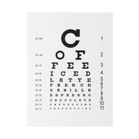 Load image into Gallery viewer, Eye See Coffee, Matte Canvas Stretched Wall Art - The Pleasant Workshop
