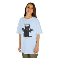 Load image into Gallery viewer, I Am The Night Kids Heavy Cotton Tee Shirt - The Pleasant Workshop
