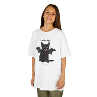 Load image into Gallery viewer, I Am The Night Kids Heavy Cotton Tee Shirt - The Pleasant Workshop
