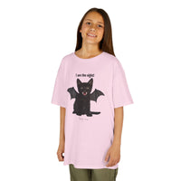 Load image into Gallery viewer, I Am The Night Kids Heavy Cotton Tee Shirt - The Pleasant Workshop
