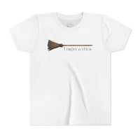 Load image into Gallery viewer, I Drive A Stick Youth Short-Sleeve Tee - The Pleasant Workshop
