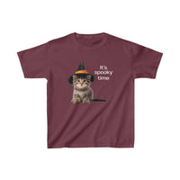 Load image into Gallery viewer, It's Spooky Time Kids Tee - Heavy Cotton - Short Sleeve - The Pleasant Workshop
