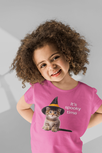 Load image into Gallery viewer, It's Spooky Time Kids Tee - Heavy Cotton - Short Sleeve - The Pleasant Workshop
