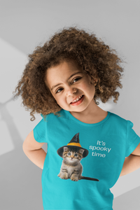 Load image into Gallery viewer, It's Spooky Time Kids Tee - Heavy Cotton - Short Sleeve - The Pleasant Workshop

