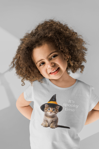 Load image into Gallery viewer, It's Spooky Time Kids Tee - Heavy Cotton - Short Sleeve - The Pleasant Workshop
