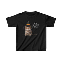 Load image into Gallery viewer, It's Spooky Time Kids Tee - Heavy Cotton - Short Sleeve - The Pleasant Workshop
