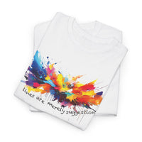 Load image into Gallery viewer, Lines Are Merely Suggestions Adult Short-Sleeve T-Shirt - The Pleasant Workshop
