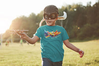 Load image into Gallery viewer, Lines Are Merely Suggestions Kids Short-Sleeve Tee - The Pleasant Workshop
