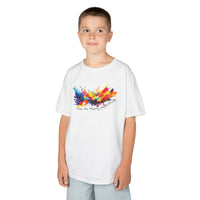 Load image into Gallery viewer, Lines Are Merely Suggestions Kids Short-Sleeve Tee - The Pleasant Workshop
