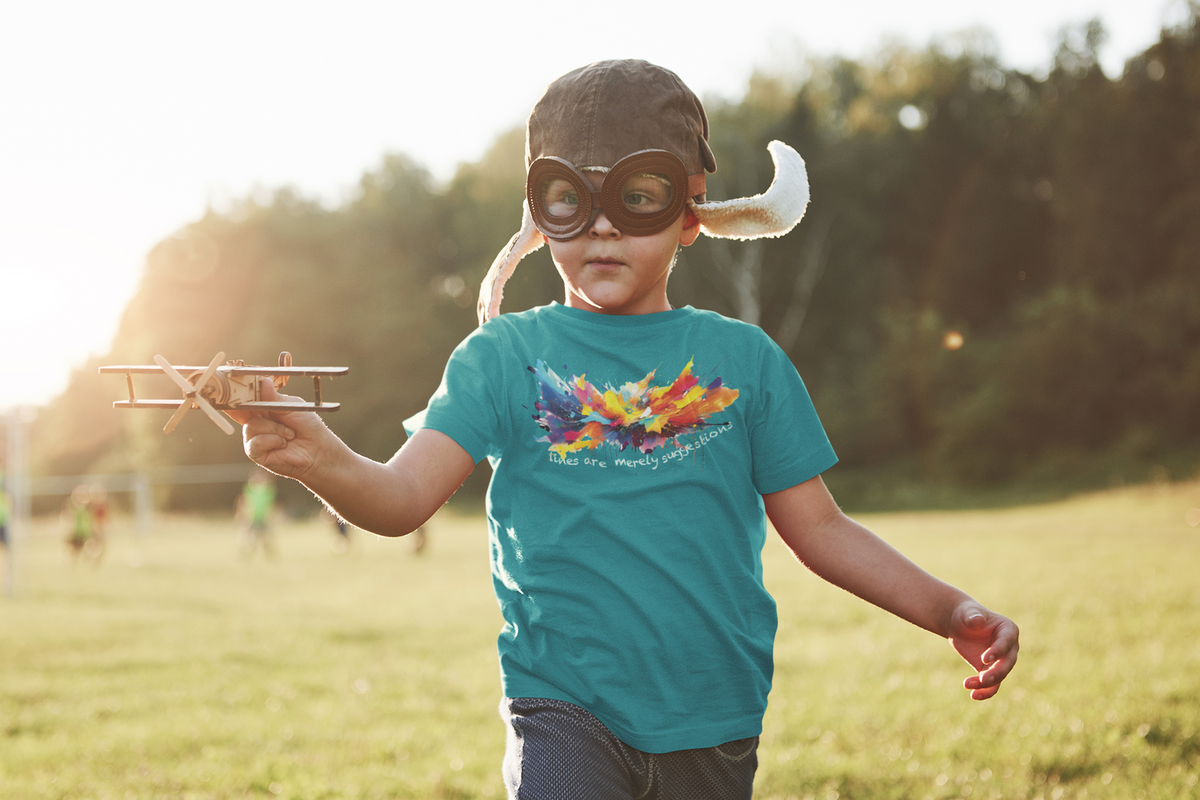 Lines Are Merely Suggestions, Unique Kids T-Shirt, Sizes XS - XL - The Pleasant Workshop
