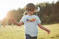 Load image into Gallery viewer, Lines Are Merely Suggestions, Unique Kids T-Shirt, Sizes XS - XL - The Pleasant Workshop
