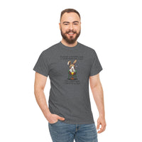 Load image into Gallery viewer, Punny Bunny Adult Heavy Cotton T-shirt, Sizes S - 5XL - The Pleasant Workshop

