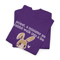 Load image into Gallery viewer, Punny Bunny Heavy Cotton Tee Shirt - The Pleasant Workshop
