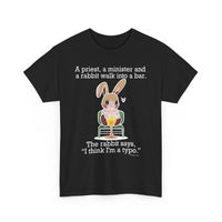 Load image into Gallery viewer, Punny Bunny Heavy Cotton Tee Shirt - The Pleasant Workshop
