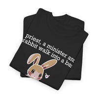 Load image into Gallery viewer, Punny Bunny Heavy Cotton Tee Shirt - The Pleasant Workshop
