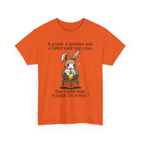 Load image into Gallery viewer, Punny Bunny Heavy Cotton Tee Shirt - The Pleasant Workshop
