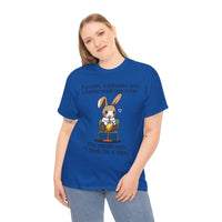 Load image into Gallery viewer, Punny Bunny Heavy Cotton Tee Shirt - The Pleasant Workshop
