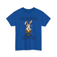 Load image into Gallery viewer, Punny Bunny Heavy Cotton Tee Shirt - The Pleasant Workshop
