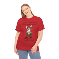 Load image into Gallery viewer, Punny Bunny Heavy Cotton Tee Shirt - The Pleasant Workshop
