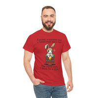 Load image into Gallery viewer, Punny Bunny Heavy Cotton Tee Shirt - The Pleasant Workshop
