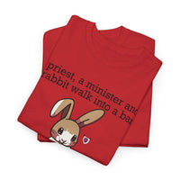 Load image into Gallery viewer, Punny Bunny Heavy Cotton Tee Shirt - The Pleasant Workshop
