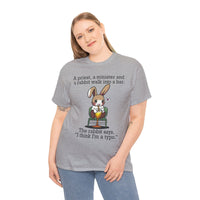Load image into Gallery viewer, Punny Bunny Heavy Cotton Tee Shirt - The Pleasant Workshop
