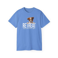 Load image into Gallery viewer, Puppy ReTreat Adult Short-Sleeve T-shirt - The Pleasant Workshop
