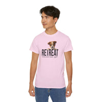 Load image into Gallery viewer, Puppy ReTreat Adult Short-Sleeve T-shirt - The Pleasant Workshop
