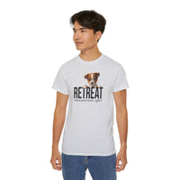 Load image into Gallery viewer, Puppy ReTreat Adult Short-Sleeve T-shirt - The Pleasant Workshop
